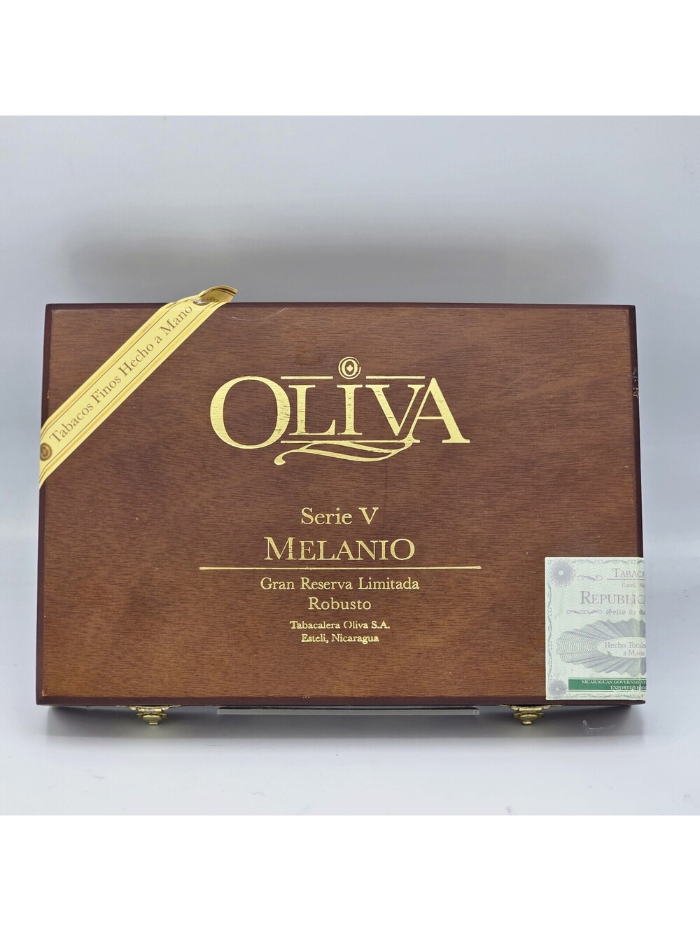 Oliva Toro Serie V Melanio Maduro Empty Wood Cigar Box 9" x 7" x 1.25"